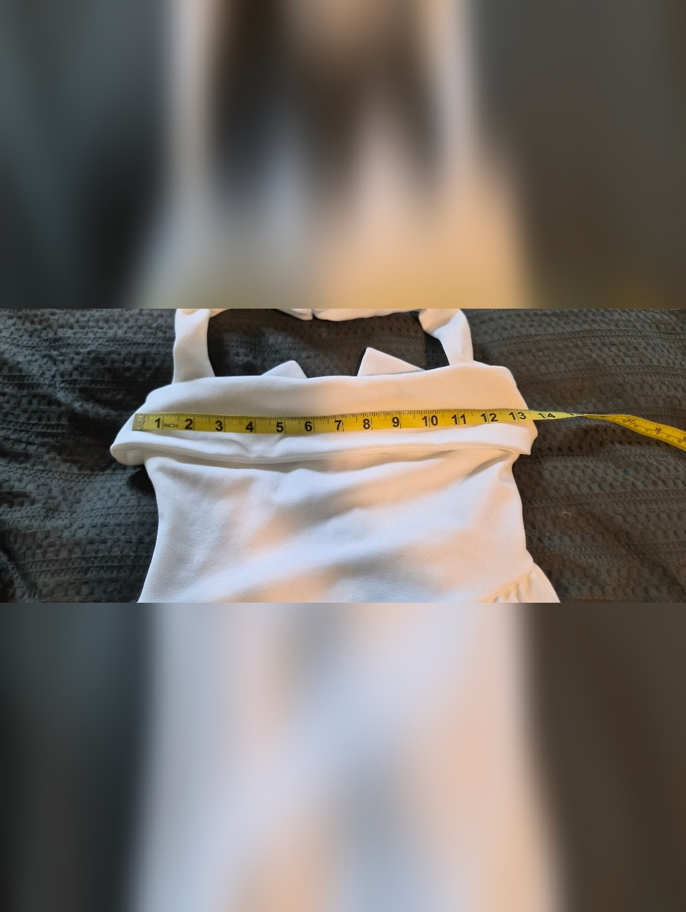Lulu's White Halter Empire-Waist Wedding Gown - Picture 13 of 14